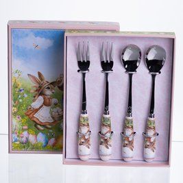 Набір столових приборів Rabbit Family 4 предмети на 2 персони LU-HP-7323-12 фото