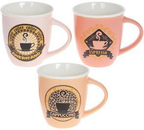 Кружка фарфоровая "Always Good" 380мл, "Americano", "Cappuccino" и "Espresso" BD-905-213 фото