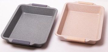 Форма для випічки Kamille Marble 46х30х6см з силіконовими ручками KM-6027A фото