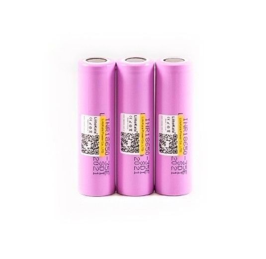 Акумулятор 18650 Samsung INR18650-35E 3500mAh Рожевий L350186 фото