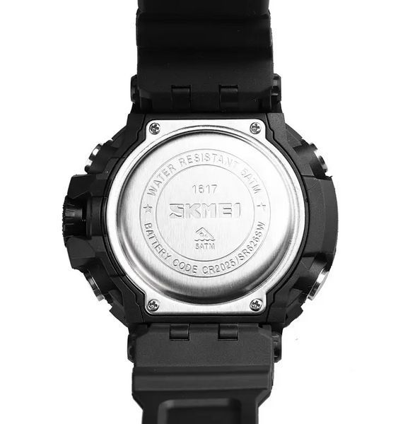 Мужские спортивные наручные часы Skmei 1617 Черные L900321 фото