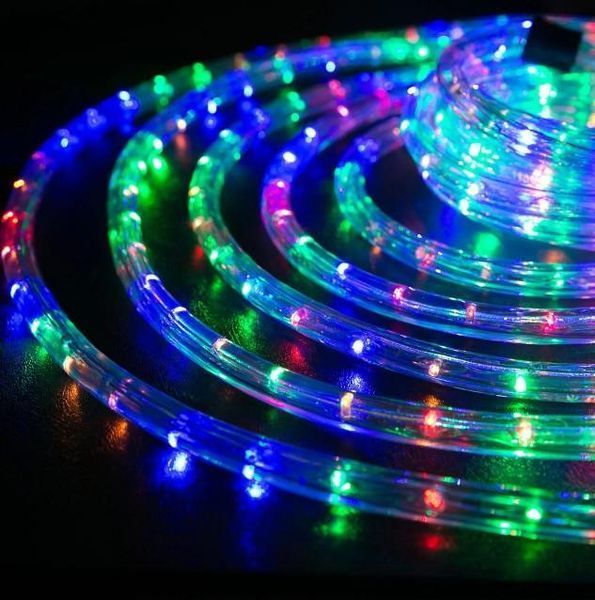 Светодиодная лента LED 100м 220V Дюралайт Цветная L1009901 фото