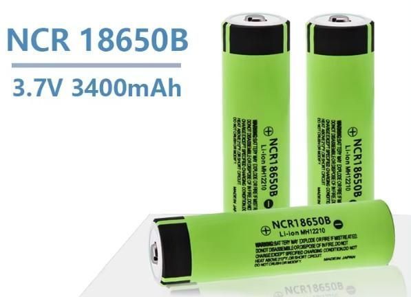 Защищенный Li-Ion аккумулятор Panasonic NCR18650B 3400 mAh Зеленый L2254848 фото