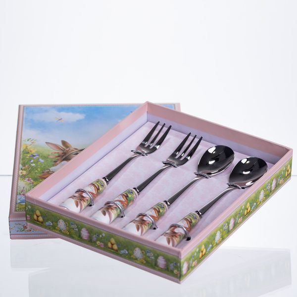 Набір столових приборів Rabbit Family 4 предмети на 2 персони LU-HP-7323-12 фото