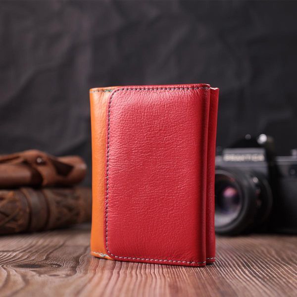 Яркий кошелек для девушек из натуральной кожи ST Leather 22498 Разноцветный b22498 фото
