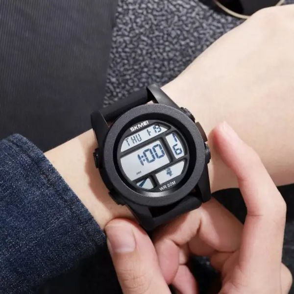 Мужские спортивные часы Skmei 1906 Белый циферблат L900370 фото
