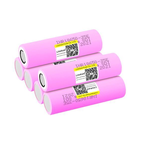 Акумулятор 18650 Samsung INR18650-35E 3500mAh Рожевий L350186 фото