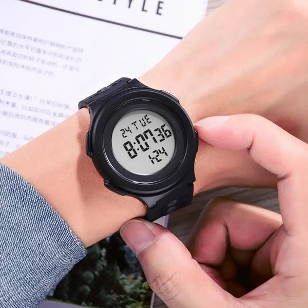 Мужские наручные часы Skmei 1733 Черные с белым L9007121 фото