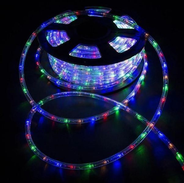 Светодиодная лента LED 100м 220V Дюралайт Цветная L1009901 фото