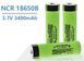 Защищенный Li-Ion аккумулятор Panasonic NCR18650B 3400 mAh Зеленый L2254848 фото 4