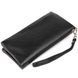 Кошелек-клатч из кожи с карманом для мобильного ST Leather 19310 Черный b19310 фото 2