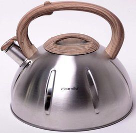 Чайник Kamille Whistling Kettle 5л из нержавеющей стали со свистком KM-0698 фото