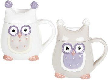 Кружка "Owl Family" 400мл с керамической крышкой BD-834-834 фото