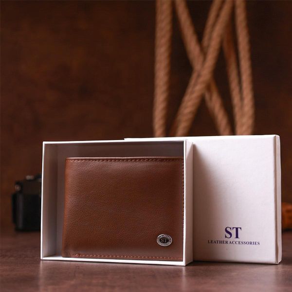 Мужской кошелек ST Leather 18353 НОВИНКА Коричневый b18353 фото