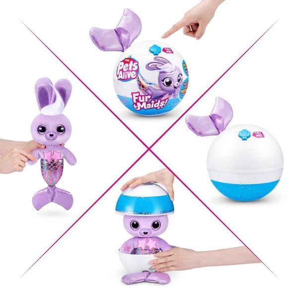 Интерактивный игровой набор серии "Furmaids" Кролик Старлет Pets & Robo Alive RT-9555B фото