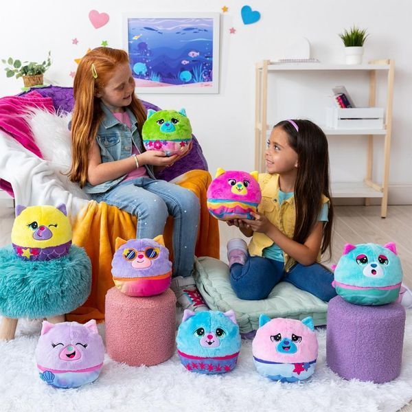 Детская мягкая игрушка "Котенок в аквариуме" Misfittens в ассортименте RT-03945(W2) фото