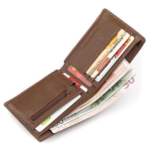 Мужской кошелек ST Leather 18353 НОВИНКА Коричневый b18353 фото