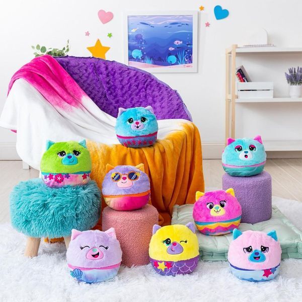 Детская мягкая игрушка "Котенок в аквариуме" Misfittens в ассортименте RT-03945(W2) фото