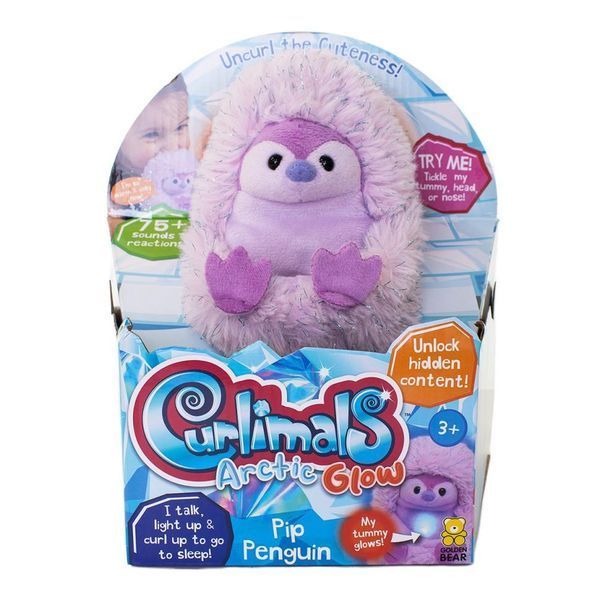 Интерактивная игрушка Пингвин Пип Curlimals серии &laquo;Arctic Glow&raquo; 14 см RT-3728 фото