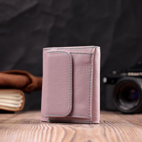 Компактный женский кошелек из натуральной кожи ST Leather 19503 Бежевый b19503 фото