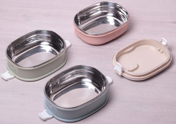 Ланч-бокс Kamille Food Box 3 ємності по 700 мл, 20х14.5х18.5см KM-2126 фото