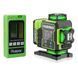 Лазерний рівень нівелір Huepar W04CG Premium 4D відкалібрований 16 ліній (з приймачем Huepar LR5RG) L719237 фото 1