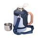 Термос туристичний Vacuum Cup 1.5 літра з ремінцем і складною ручкою темно-синій HP-14-21BL фото 5