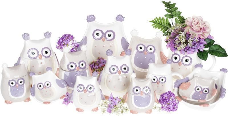 Кружка "Owl Family" 400мл с керамической крышкой BD-834-834 фото
