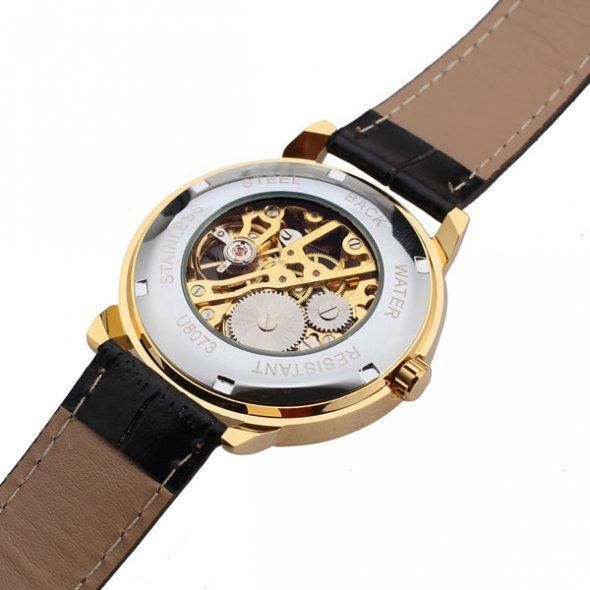 Чоловічий класичний годинник Forsining Rich механічний L112012 фото