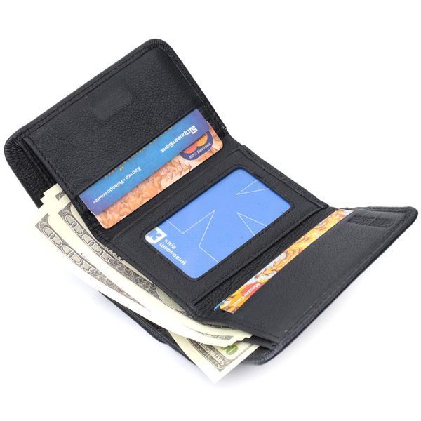 Кошелек для женщин горизонтального формату из натуральной кожи ST Leather 22722 Черный b22722 фото