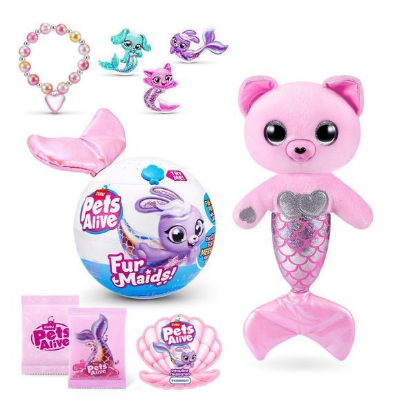 Интерактивный игровой набор серии "Furmaids" Котенок Пурл Pets & Robo Alive RT-9555A фото