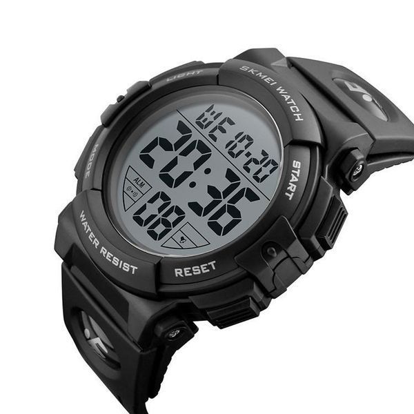 Чоловічий спортивний наручний годинник Skmei 1258 Чорний L125801 фото