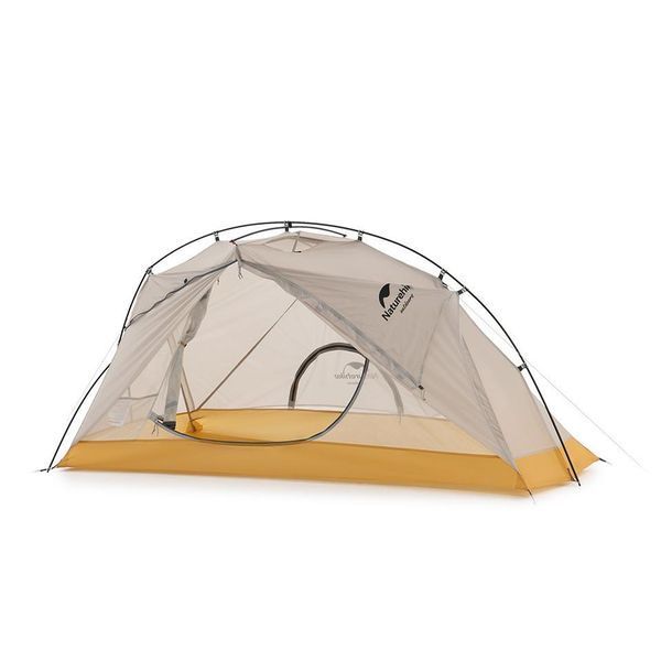 Надлегкий одномісний намет Naturehike NH21ZP003 (Сіро-жовтий) L703981 фото