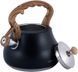 Чайник Kamille Whistling Kettle Black 2.7л из нержавеющей стали со свистком (черный) KM-1092 фото 4