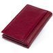 Визитница-книжка ST Leather 19218 Бордовая b19218 фото 2