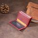Визитница-книжка ST Leather 19218 Бордовая b19218 фото 8