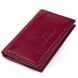 Визитница-книжка ST Leather 19218 Бордовая b19218 фото 1