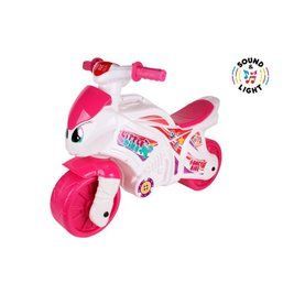 Каталка-беговел "Мотоцикл ТехноК" 7204TXK Розовый музыкальный RT-7204TXK фото