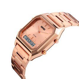 Наручные мужские часы Skmei 1220 Tango Розовое золото L12202 фото