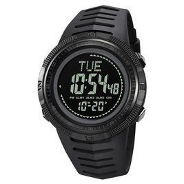 Годинник чоловічий спортивний з компасом Skmei 2147 Compass (Чорний з чорним циферблатом) L7031661 фото