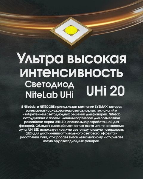 Потужний ручний ліхтар Nitecore EDC25 USB Type-C 3000лм (Чорний) L712641 фото