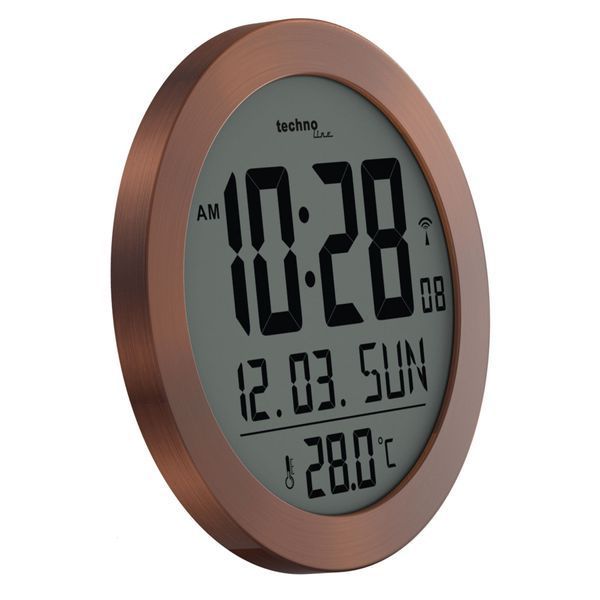 Годинник настінний Technoline WS8038 Cooper 21х21х2.5 см DDAS301571 фото