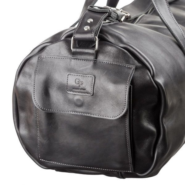 Сумка дорожная Grande Pelle 11048 кожаная Черная 55х31х24 см b11048 фото