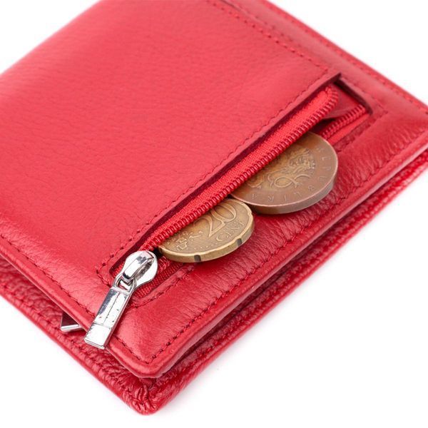Яркий женский кошелек из натуральной кожи ST Leather 19465 Красный b19465 фото