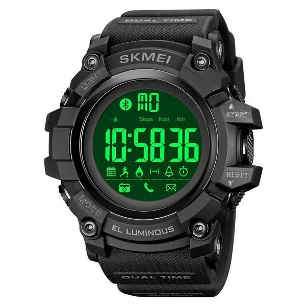 Спортивний наручний смарт-годинник Skmei 2053 Чорний L707868 фото