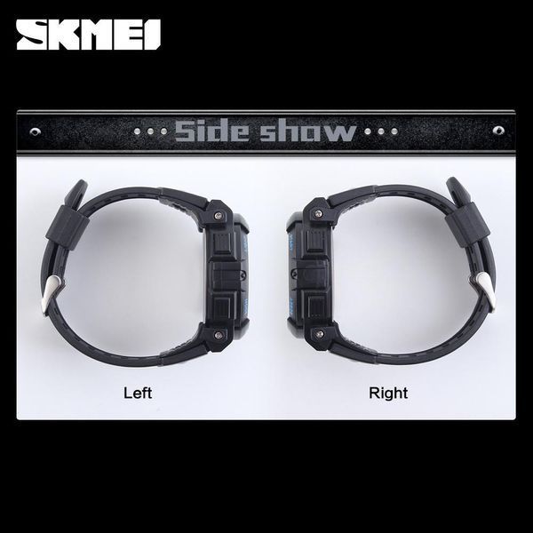 Чоловічий спортивний наручний годинник Skmei 1258 Синій L125804 фото
