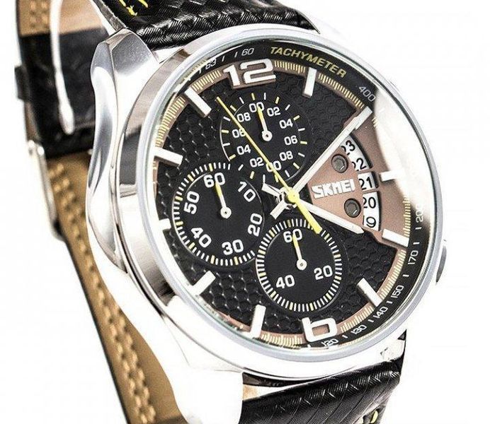 Чоловічий наручний годинник Skmei 9106 Spider Жовтий L910679 фото