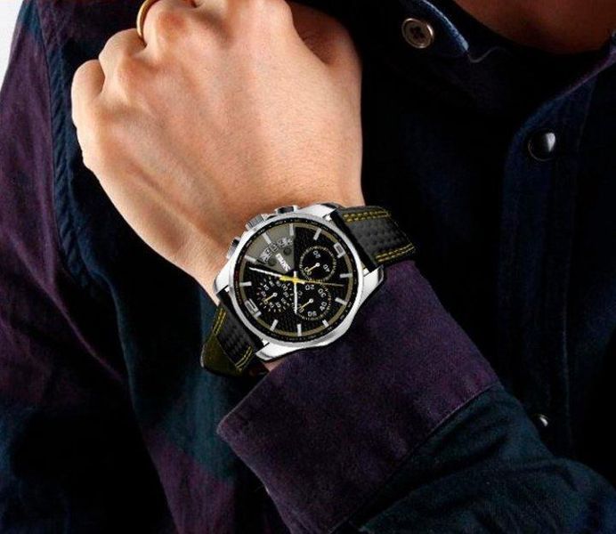 Чоловічий наручний годинник Skmei 9106 Spider Жовтий L910679 фото