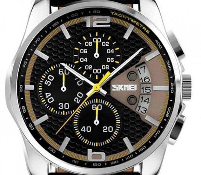 Чоловічий наручний годинник Skmei 9106 Spider Жовтий L910679 фото