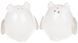 Набор керамических спецовников "Совушка с сердцем" солонка и перечница 6.8х5.4х6.2 см BD-834-207 фото 2